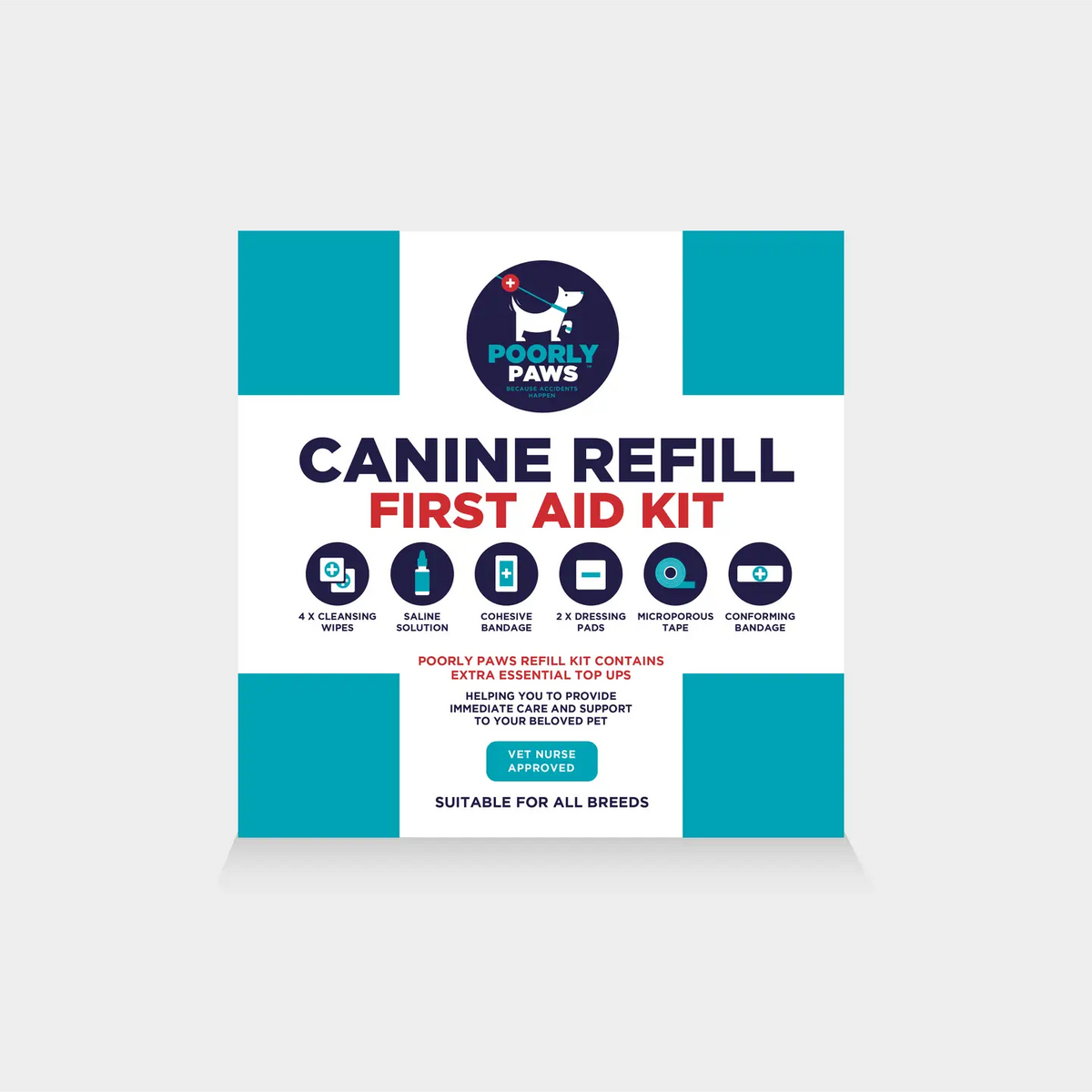 Poorly Paws | Refill Kit For Dog First Aid Kit