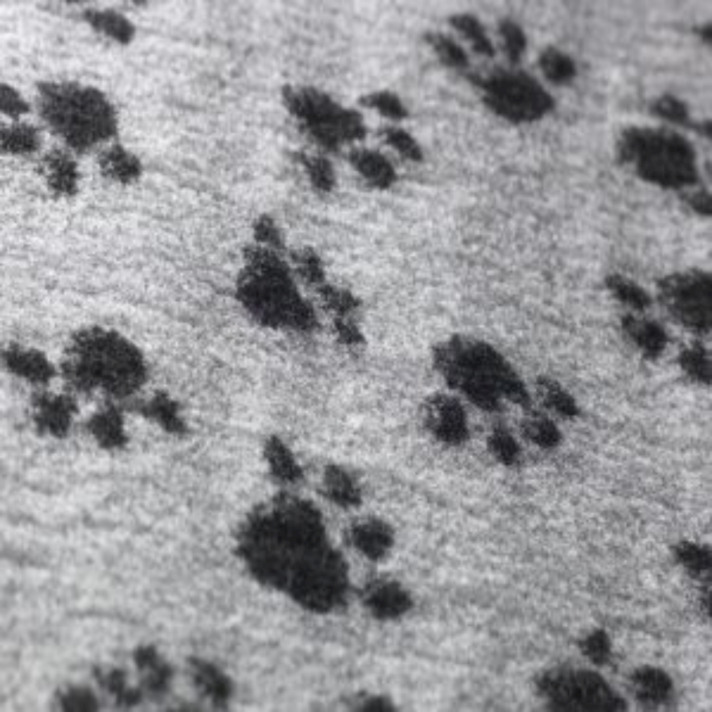 Active Non-Slip Vet Bedding Grey Paws