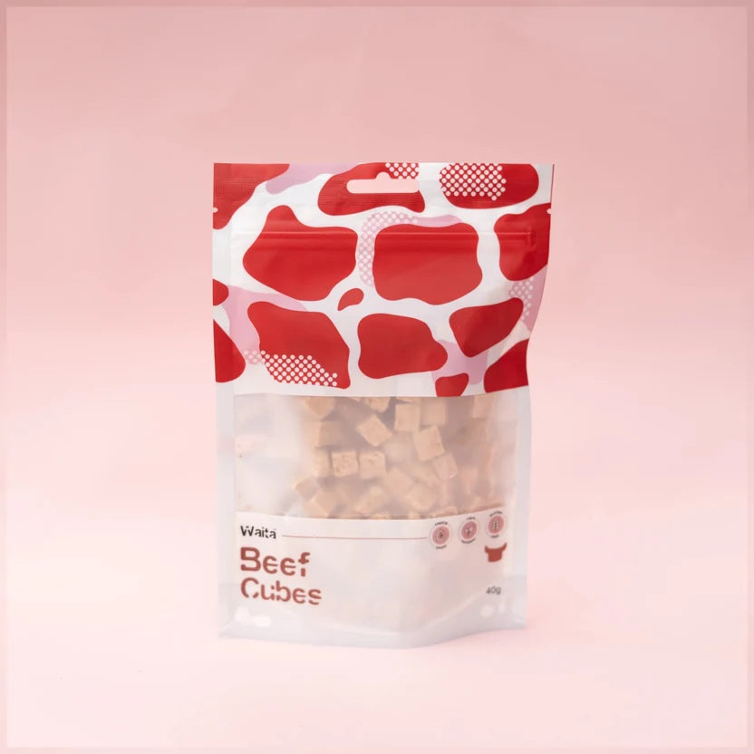 Waita Freeze Dried Beef Cubes 40g