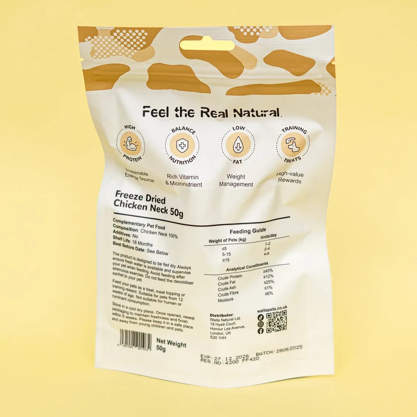 Waita Freeze Dried Chicken Neck 50g