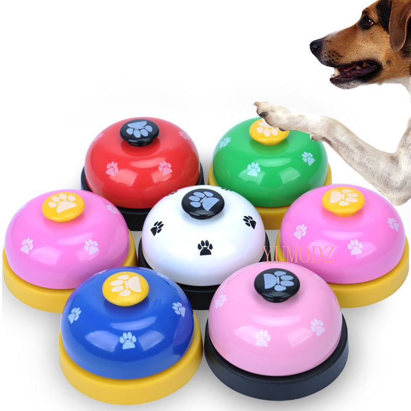 Pet Monty Cat And Dog Trainer Pet Footprints Ringing The Bell