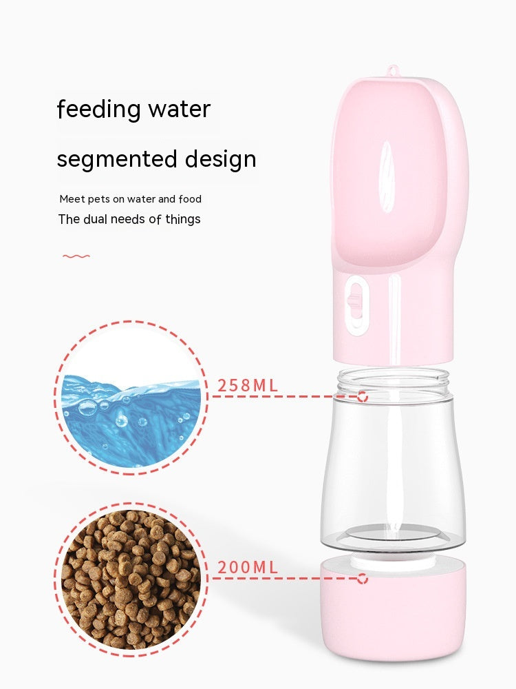 Pet Outdoor Drinking Glass Multifunctional Portable Cup Portable Water Food Cup Dog Drinking Cup