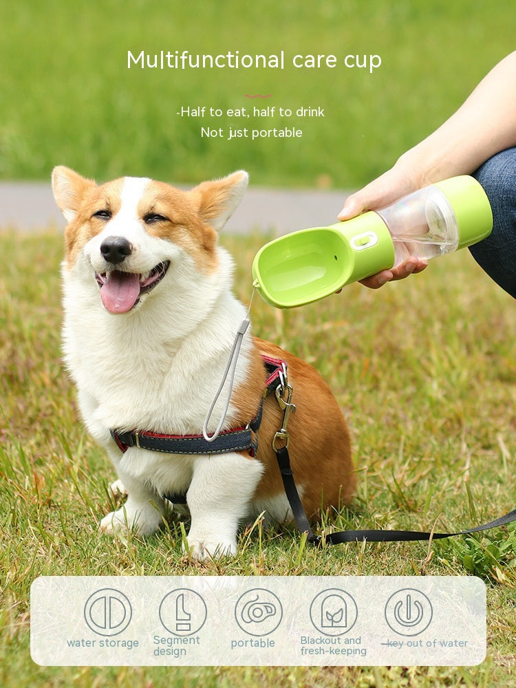 Pet Outdoor Drinking Glass Multifunctional Portable Cup Portable Water Food Cup Dog Drinking Cup