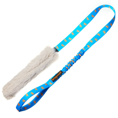 Faux Fur Bungee Chaser Tug Toy | #1 Dog Tug Toys | Tug-E-Nuf