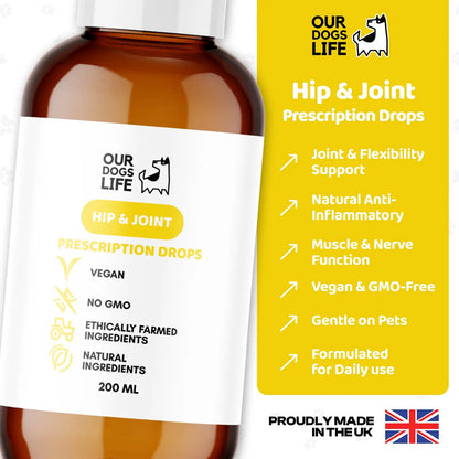 Joint & Hip Supplement Drops For Dogs