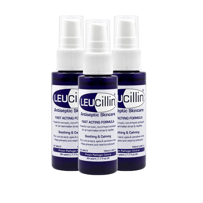 3 Pack Leucillin Antiseptic Spray 30ml