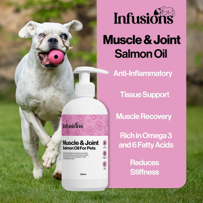 Muscle & Joint Salmon Oil For Pets