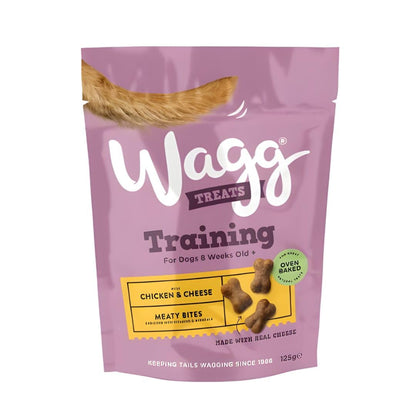 Wagg training beef, and chicken dog treats 125g (pack of 7) - Oven baked (package may vary)