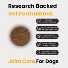 Joint Supplements for Dogs | Hip and Joint Care | with Glucosamine, Chondroitin, and Green-Lipped Mussels | Puppy to Senior Dog Treats for Stiff Joints (180 Chews)