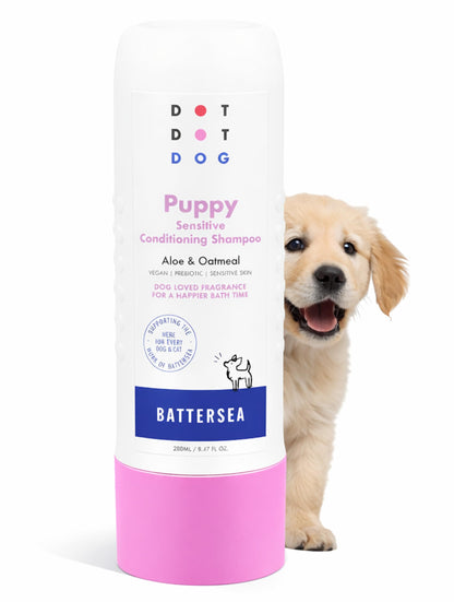 Deshedding Dog Shampoo and Conditioner for Double Coats - Reduces Shedding - Gentle, Hypoallergenic & Vegan, Low-Irritation Fragrance Dog Shampoo Sensitive Skin & Itchy Skin - Soft & Shiny Fur - 280ml