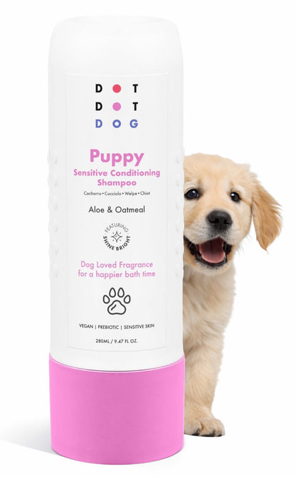 Deshedding Dog Shampoo and Conditioner for Double Coats - Reduces Shedding - Gentle, Hypoallergenic & Vegan, Low-Irritation Fragrance Dog Shampoo Sensitive Skin & Itchy Skin - Soft & Shiny Fur - 280ml