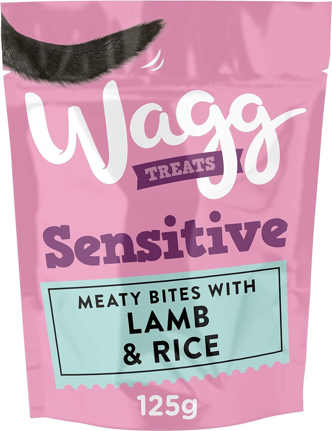 Wagg Sensitive Meaty Bites Lamb & Rice Dog Treats 125g (Pack of 7) - Oven Baked