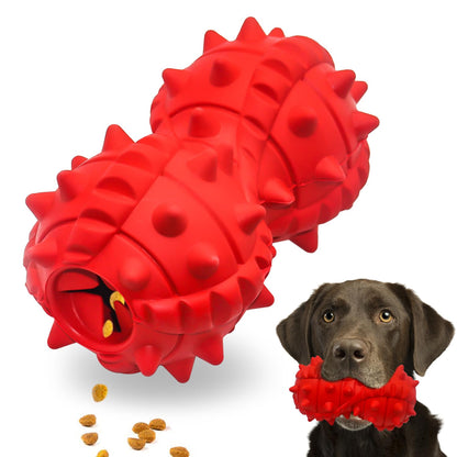 Dog Toys Indestructible Dog Toy Tough Squeaky Dogs Chew Toys, Rubber Toys for Training Teeth Cleaning Playing and Chewing for Medium Breeds
