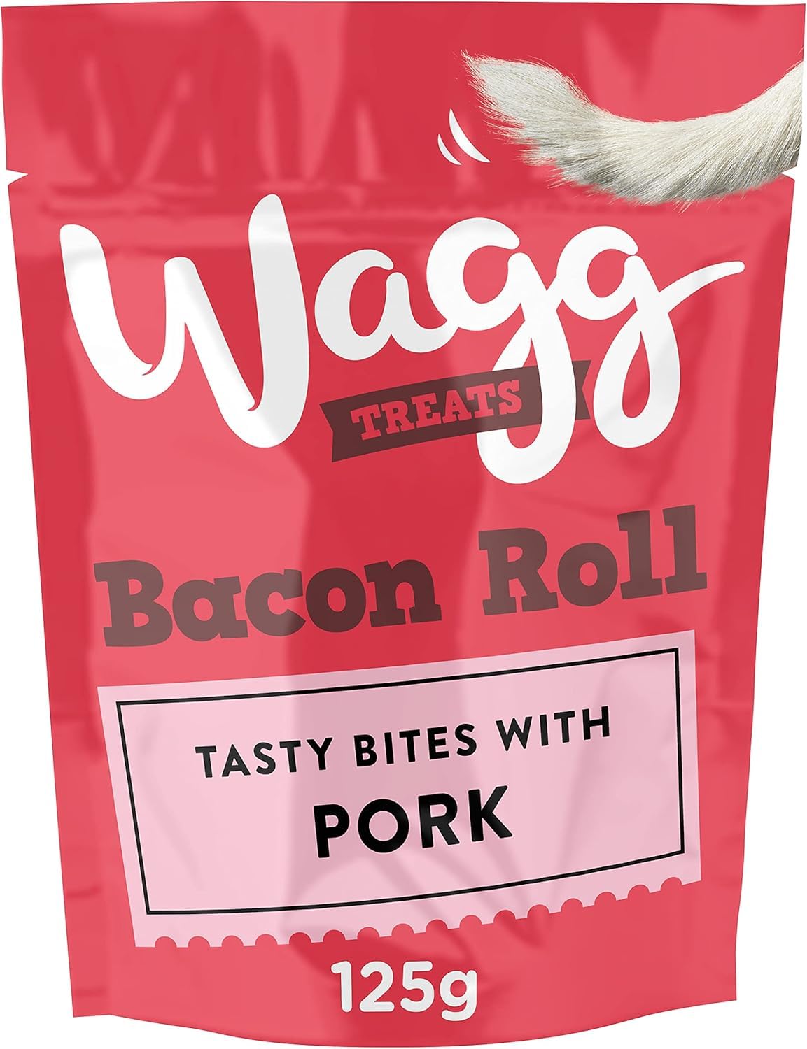 Wagg Tasties Tasty Bites Pork & Apple Dog Treats 125g (Pack of 7) - Oven Baked