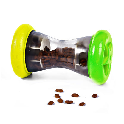 AUSCAT Dog Treat Dispensing Toy, Slow Feeder, Interactive Dog Puzzle Toys for Small and Medium Breeds, Dog Enrichment Toys to Keep Them Busy(Not for Aggressive Chewers) (2PCS)