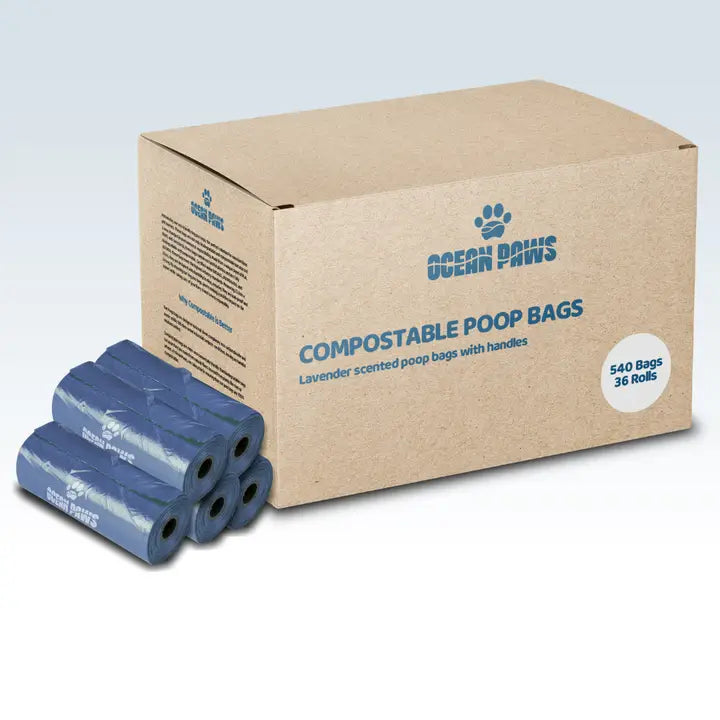Compostable Dog Poo Bags 36 Rolls (540 Bags)