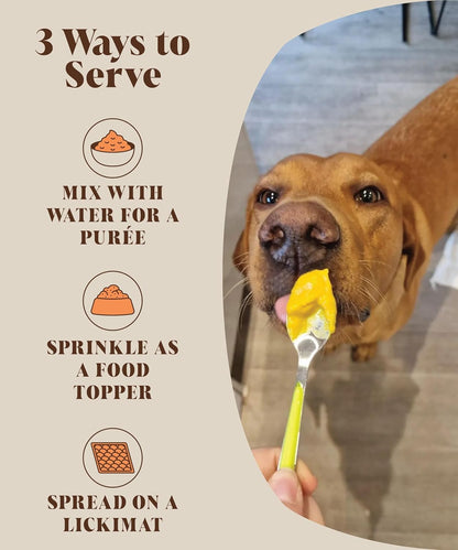 Pumpkin Powder for Dogs (225 grams) | Create Natural Pumpkin Purée | UK Canned Pumpkin Alternative | High Fibre Topper (30 Daily Servings) | Hackney Dog House
