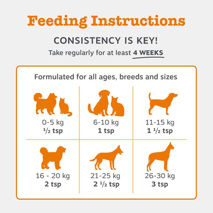 Zesty Paws Skin & Coat Salmon Oil For Cats & Dogs | Supports Pets with Dry, Itchy, Sensitive Skin, Nourish Coat & Fur | Contains Salmon, Flaxseed & Krill Oils, Vitamin E | Daily Use | 250ml