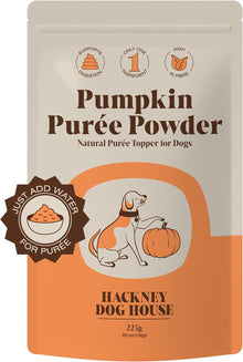 Pumpkin Powder for Dogs (225 grams) | Create Natural Pumpkin Purée | UK Canned Pumpkin Alternative | High Fibre Topper (30 Daily Servings) | Hackney Dog House