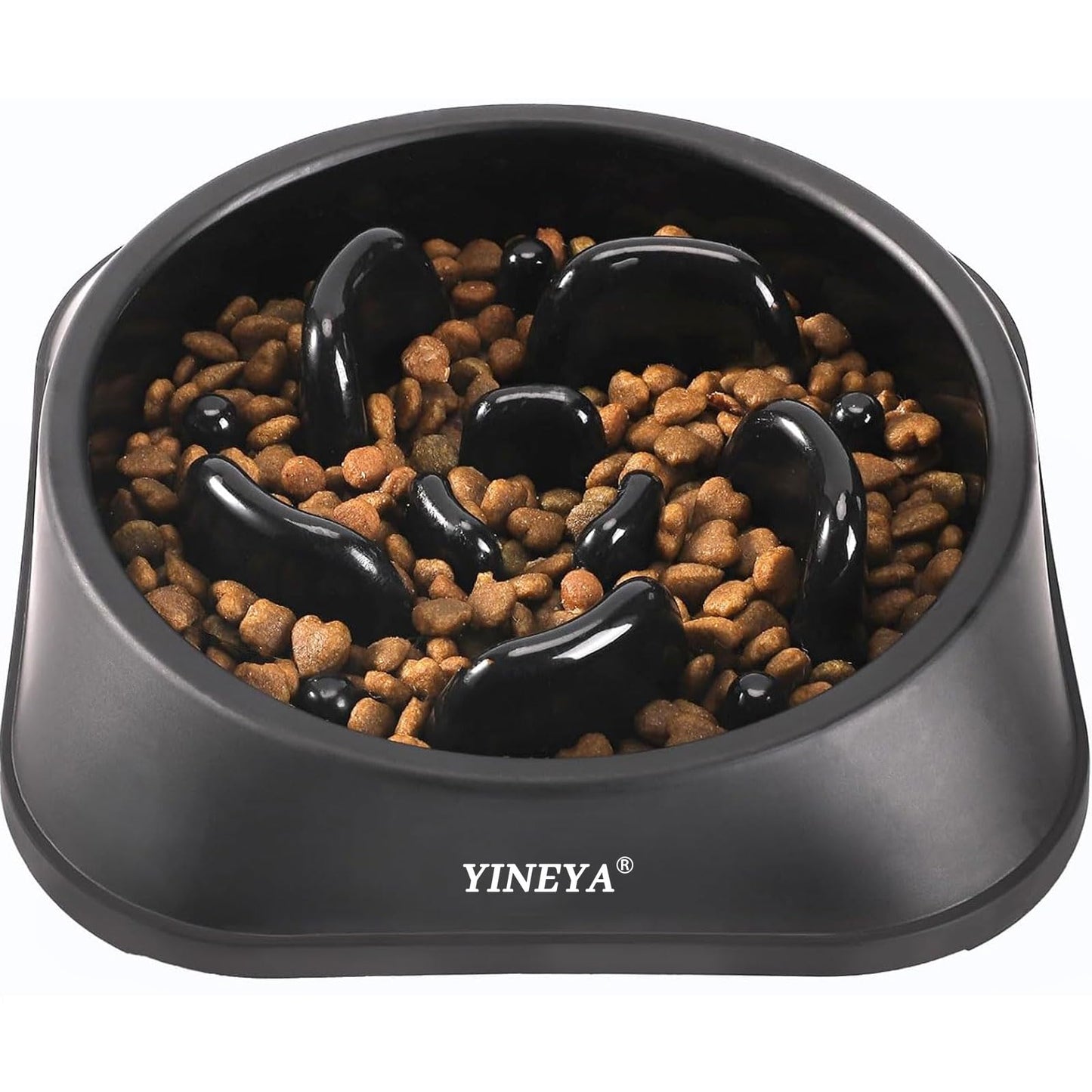YINEYA 4 Cups Slow Feeder Dog Bowls Large Breed, Anti-Choking Pet Supplies, Maze Dog Food Bowl, Puzzle FeederThat Slow Down Eating