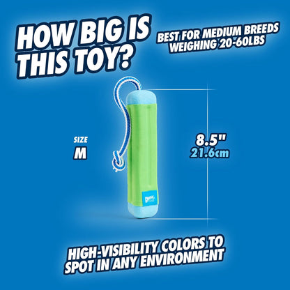 Chuckit! Amphibious Bumper Dog Toy – Water-Friendly Dog Toy for Interactive Play, 23cm (Pack of 1)
