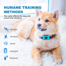 MASBRILL Anti Bark Collars for Dogs, Rechargeable Bark Collar for Small Medium Large Dogs, Dog Barking Collar with Vibrating Beep Training, Stop Dog Barking Deterrent Device 7 Sensitivity Levels(Blue)