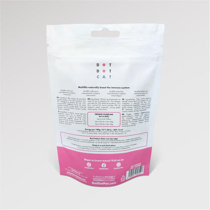 Multifit Crunchy Kibble Topper for Cats 75g - Plasma Superfood Supplement - Vet-Endorsed Daily Topper for Immunity, Gut Health & Vitality - With Collagen for Skin & Coat