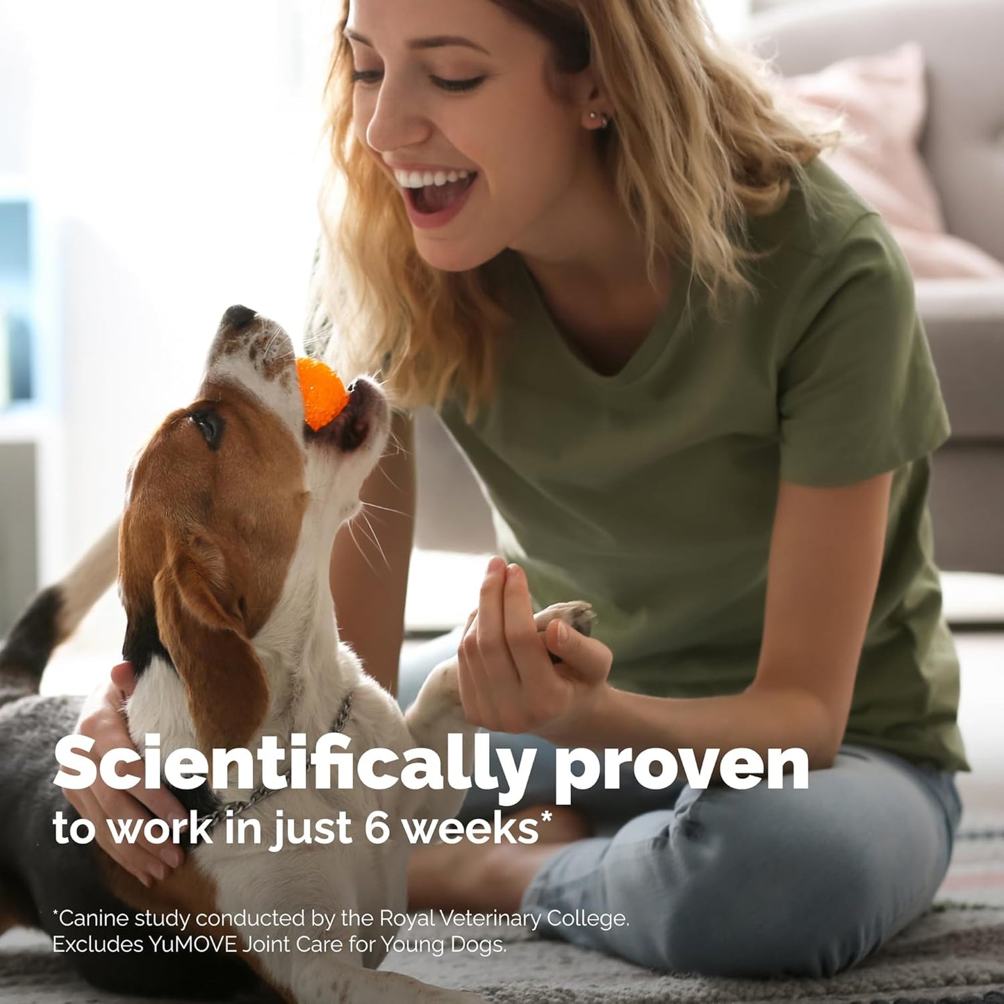 YuMOVE Young and Active Dog | Joint Supplement for Dogs to Support Active and Growing Joints Aged Under 6 | 60 Tablets Clear