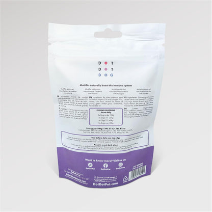Multifit Mini Bones for Dogs (60 Pack) - Plasma Superfood Dog Supplements - Vet Endorsed Daily Dog Vitamins Biscuit for Immunity, Gut & Calm Behaviour - Collagen for Skin, Coat & Joints