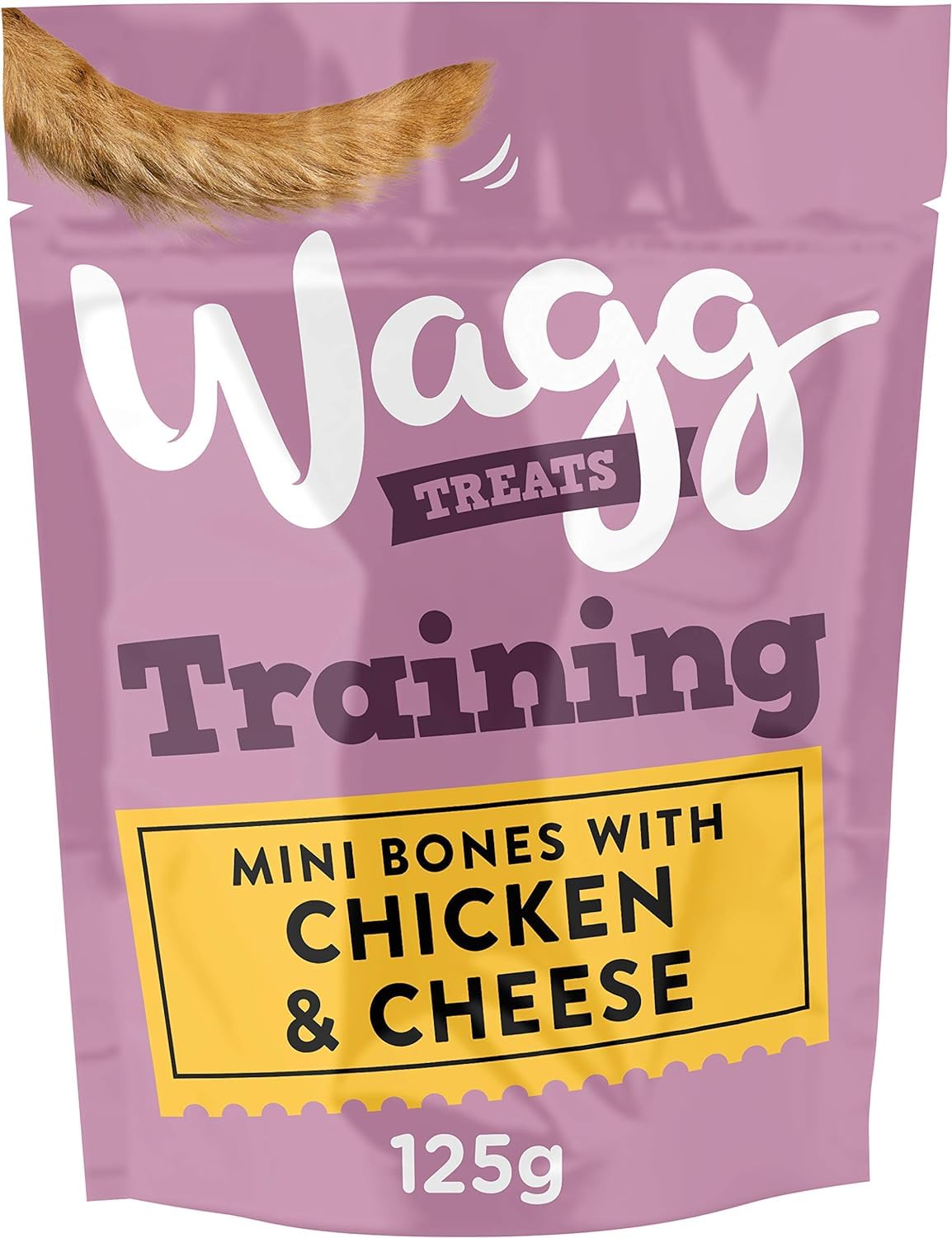 Wagg Training Mini Bones Chicken & Cheese Dog Treats 125g (Pack of 7) - Oven Baked