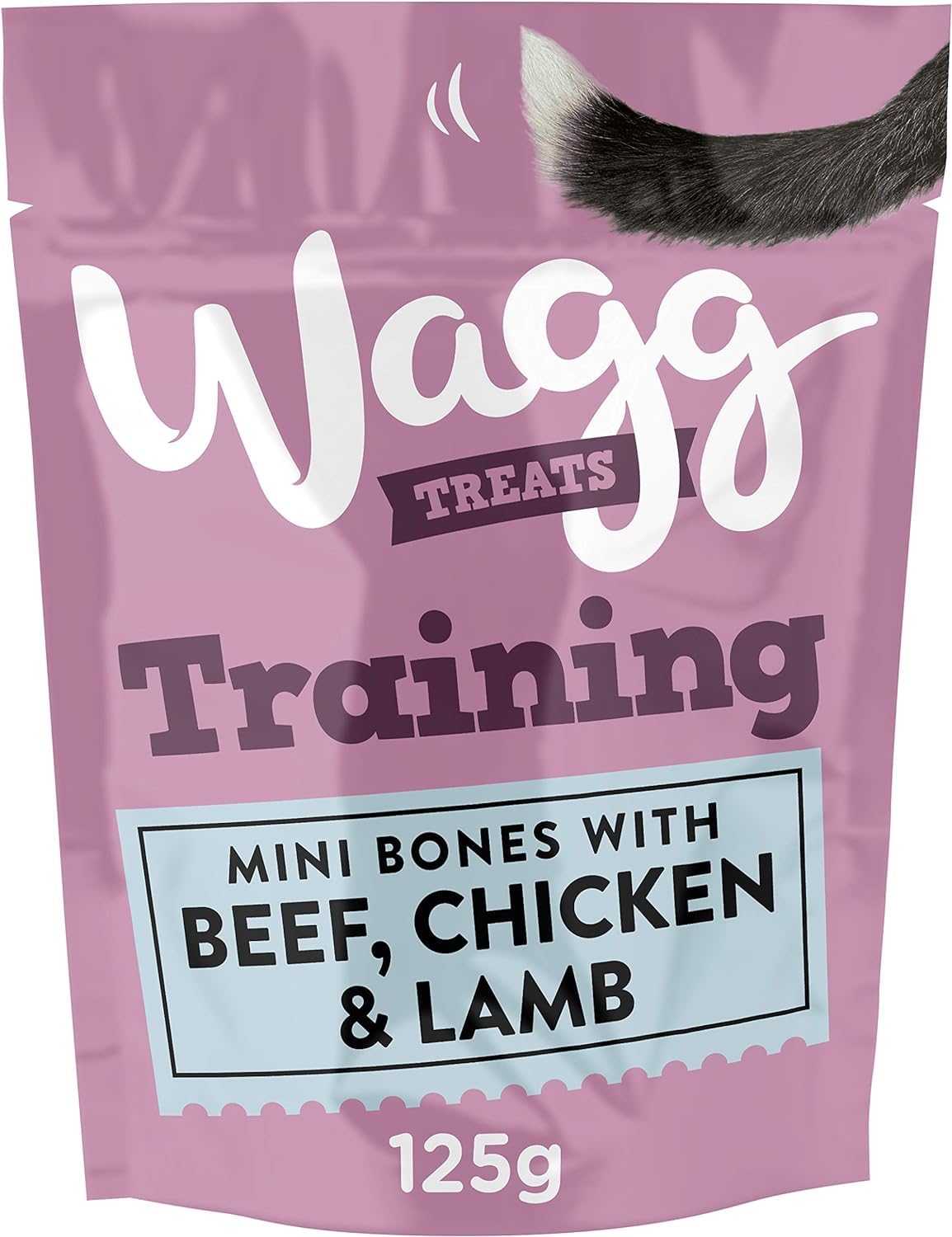 Wagg Training Mini Bones Chicken & Cheese Dog Treats 125g (Pack of 7) - Oven Baked