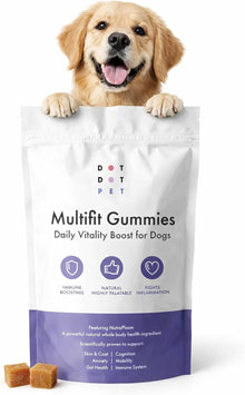 Dog Multivitamin Gummies (30 Pack) - Plasma Superfood Dog Supplements - Vet Endorsed Daily Vitamins Chew for Immunity, Gut Health & Vitality - With Collagen for Skin, Coat & Joints