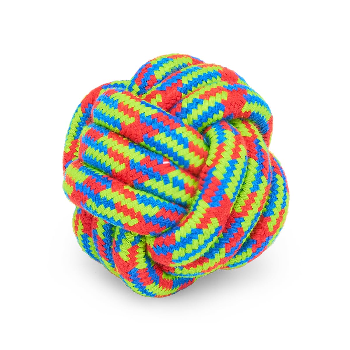 Petface Toyz Woven Knotted Rope Bone Dog Toy
