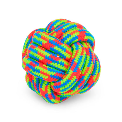 Petface Toyz Woven Knotted Rope Bone Dog Toy