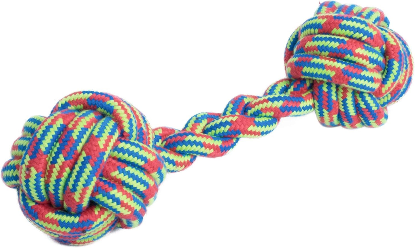 Petface Toyz Woven Knotted Rope Bone Dog Toy