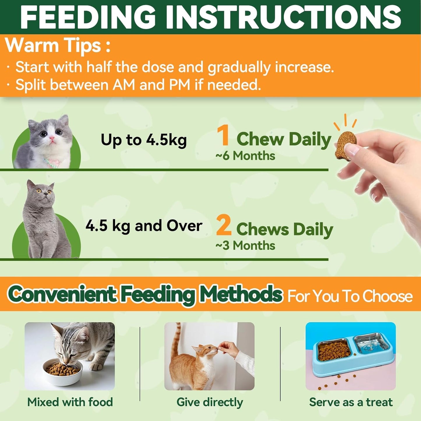 Carmelie Flea and Tick Chews for Cats - 200 Chewables Natural Cats Fleas and Ticks Prevention – Cat Flea Tick Support, Cat Flea Soft Treats for All Breeds & Ages-Chicken Flavor