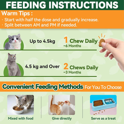 Carmelie Flea and Tick Chews for Cats - 200 Chewables Natural Cats Fleas and Ticks Prevention – Cat Flea Tick Support, Cat Flea Soft Treats for All Breeds & Ages-Chicken Flavor