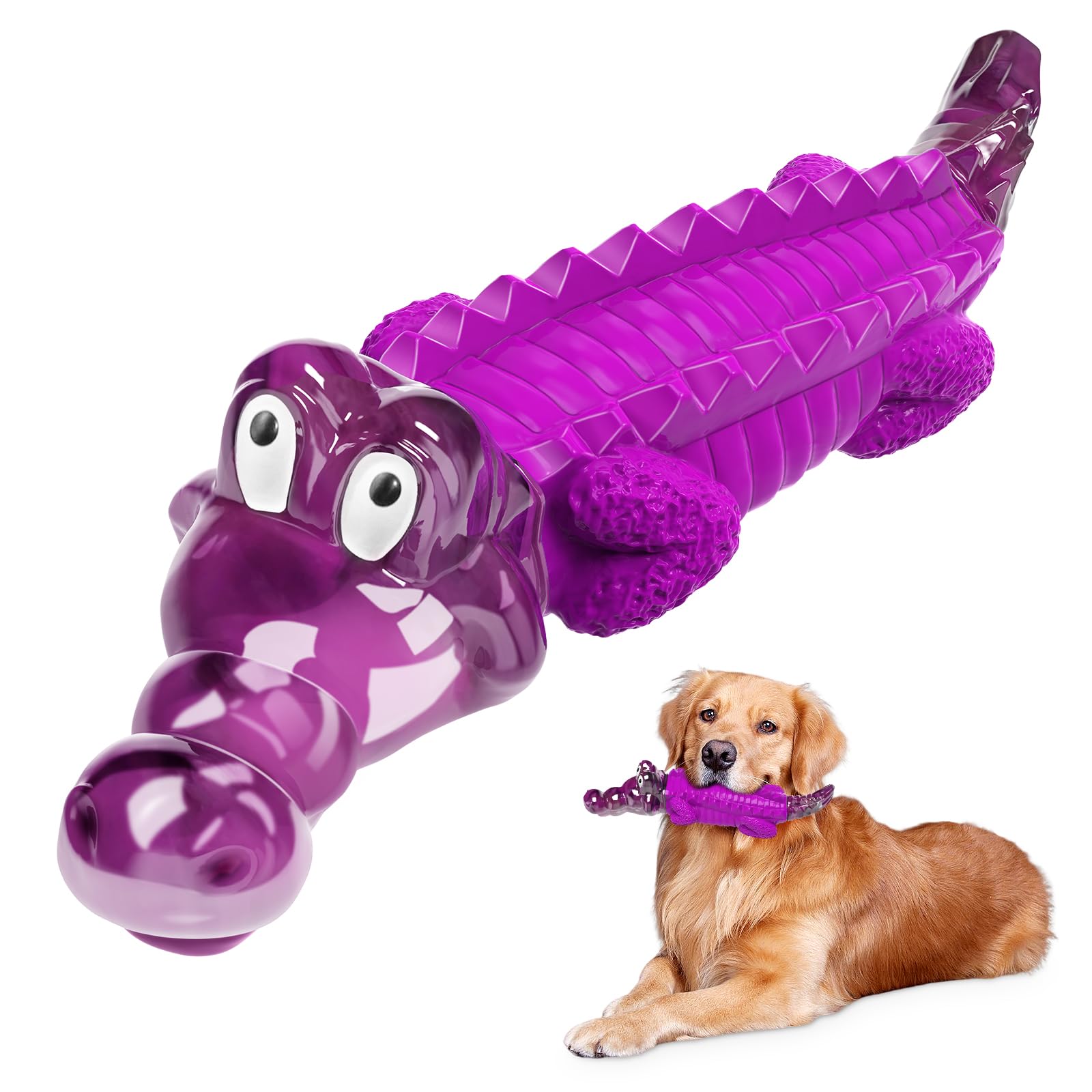 Jeefome Dog Toys for Aggressive Chewers - Tough, Indestructible Dog Chew Toys for Large, Medium, Small Breed Dogs to Keep Them Busy