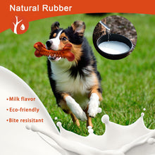 Dog Chew Toys, Indestructible Dog Toys for Aggressive Chewers, Tough Rubber Bone Teething Toy Birthday Gifts for Small Medium Large Dogs