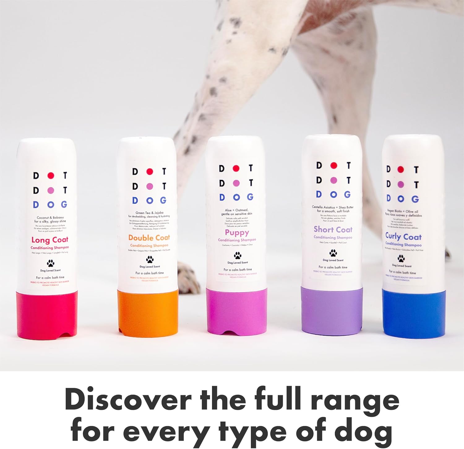 Deshedding Dog Shampoo and Conditioner for Double Coats - Reduces Shedding - Gentle, Hypoallergenic & Vegan, Low-Irritation Fragrance Dog Shampoo Sensitive Skin & Itchy Skin - Soft & Shiny Fur - 280ml