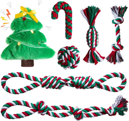 Aitmexcn Dog Rope Toys for Large Medium Breed Chewers – 37 Inch 5 Knots Indestructible Dog Chew Toys, Tough Tug of War Rope for Teeth Cleaning, Interactive Play