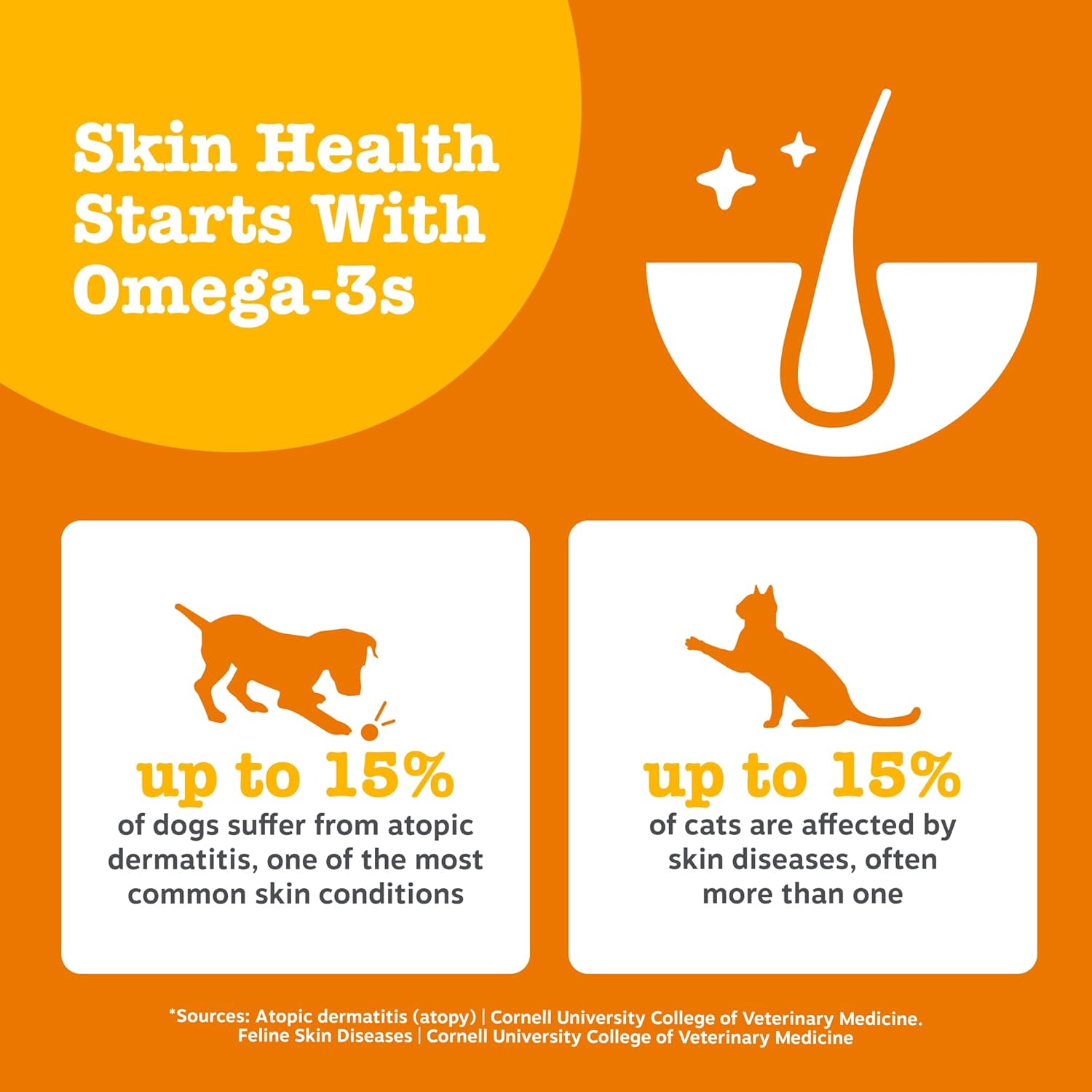 Zesty Paws Skin & Coat Salmon Oil For Cats & Dogs | Supports Pets with Dry, Itchy, Sensitive Skin, Nourish Coat & Fur | Contains Salmon, Flaxseed & Krill Oils, Vitamin E | Daily Use | 250ml