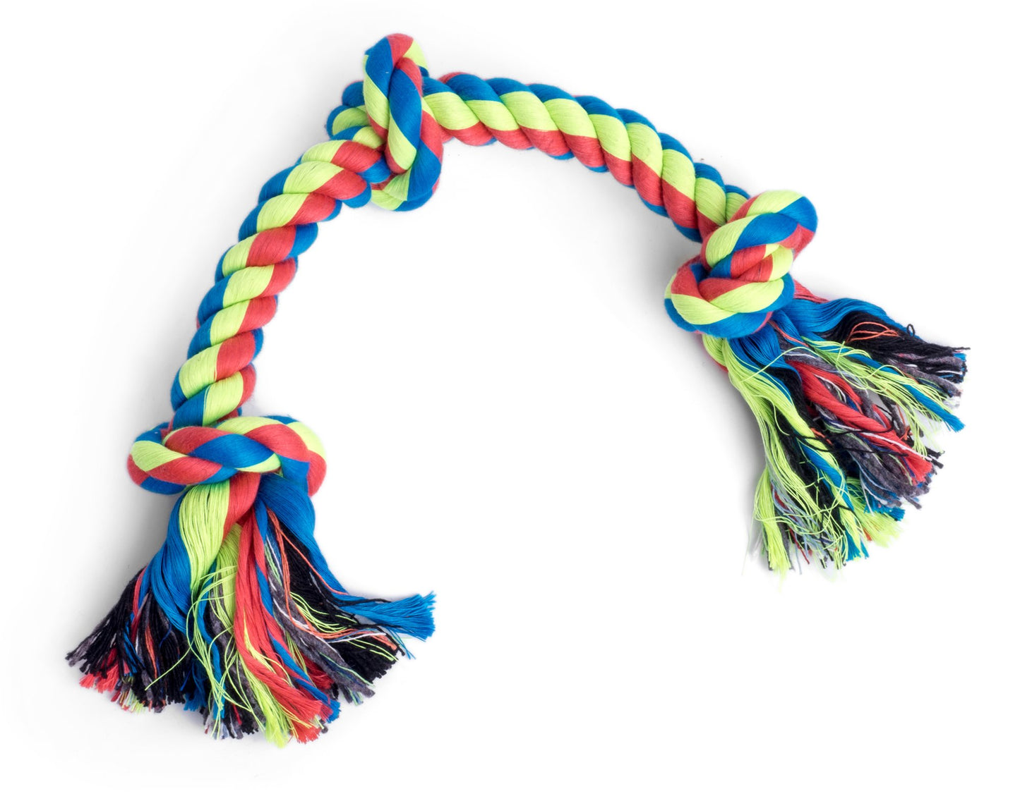 Petface Toyz Woven Knotted Rope Bone Dog Toy