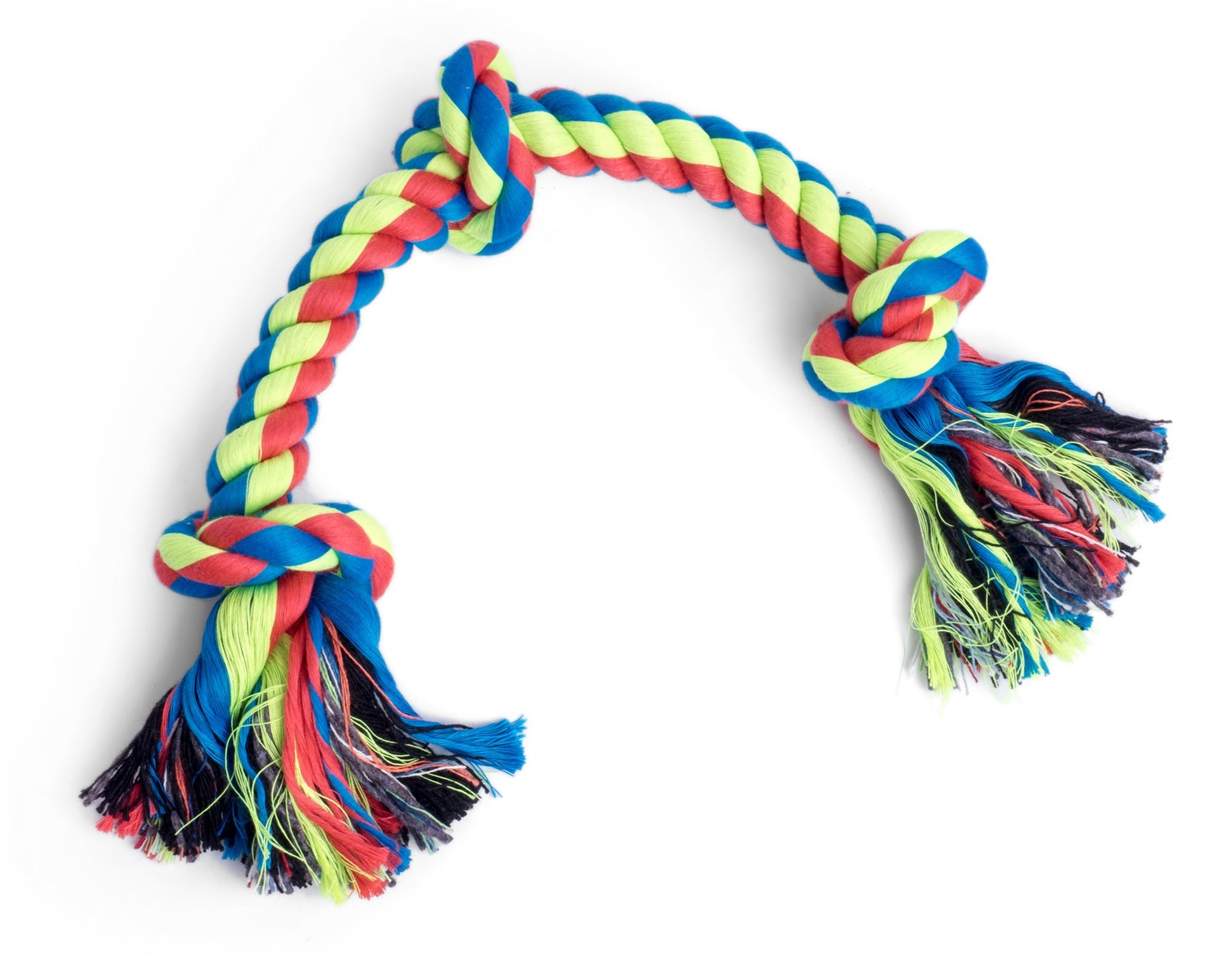 Petface Toyz Woven Knotted Rope Bone Dog Toy