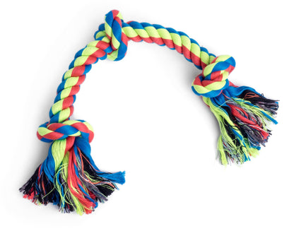 Petface Toyz Woven Knotted Rope Bone Dog Toy