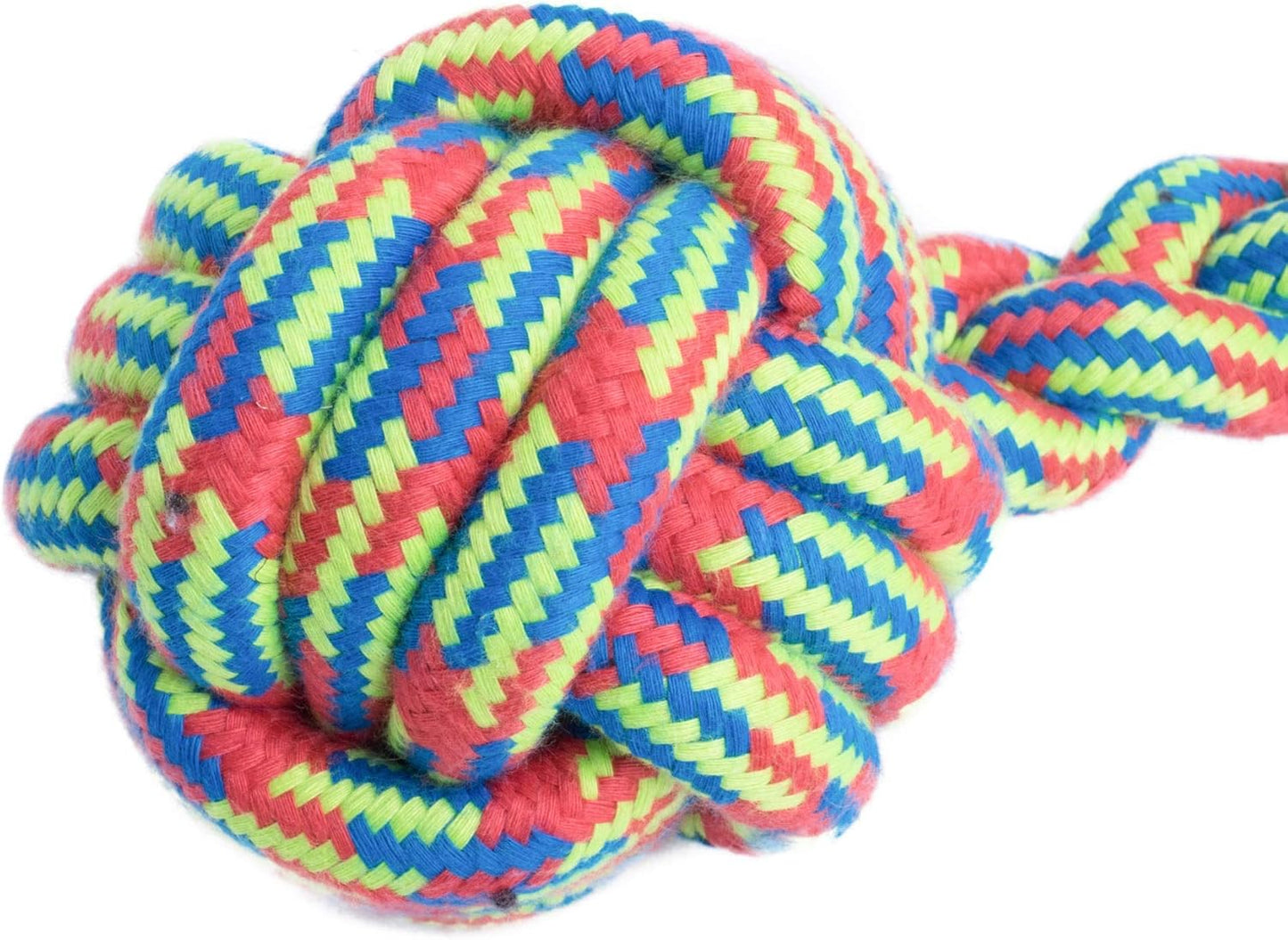 Petface Toyz Woven Knotted Rope Bone Dog Toy