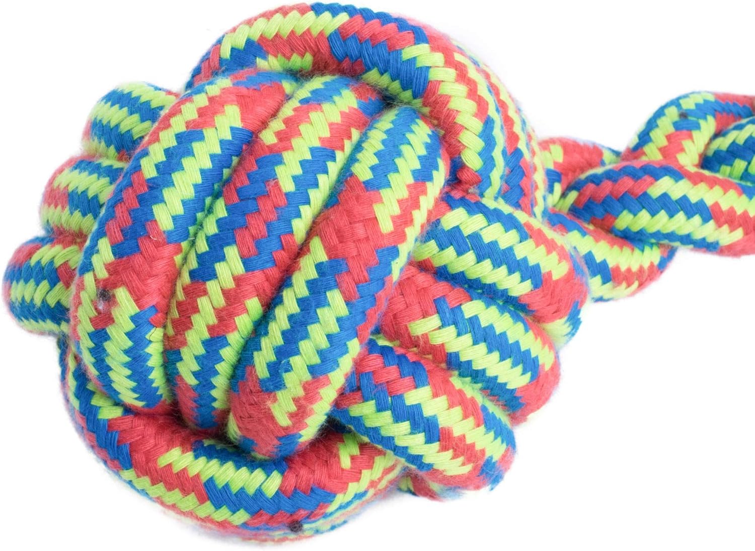 Petface Toyz Woven Knotted Rope Bone Dog Toy