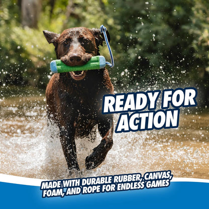 Chuckit! Amphibious Bumper Dog Toy – Water-Friendly Dog Toy for Interactive Play, 23cm (Pack of 1)