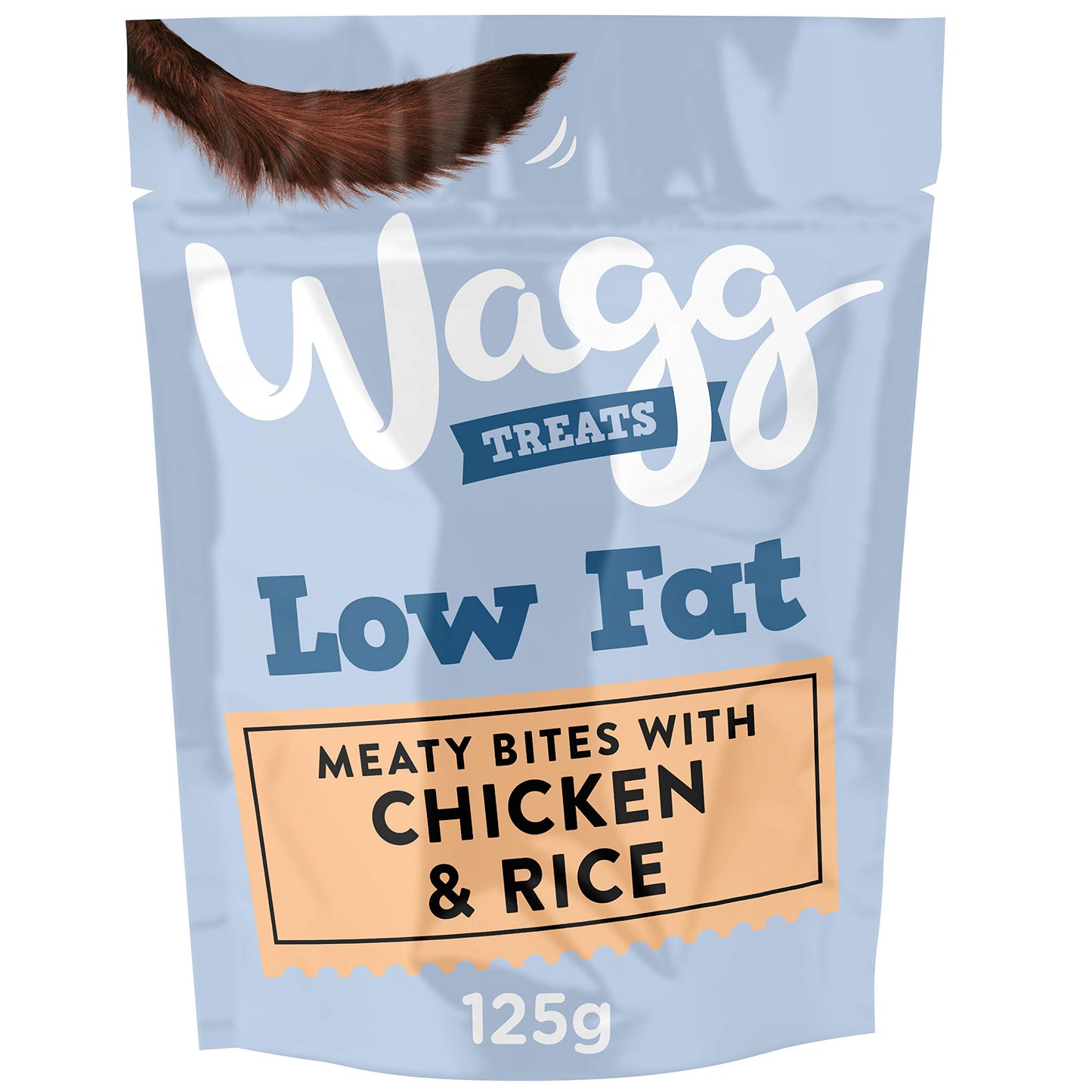 Wagg Low Fat Meaty Bites Turkey & Rice Dog Treats 125g (Pack of 7) - Oven Baked