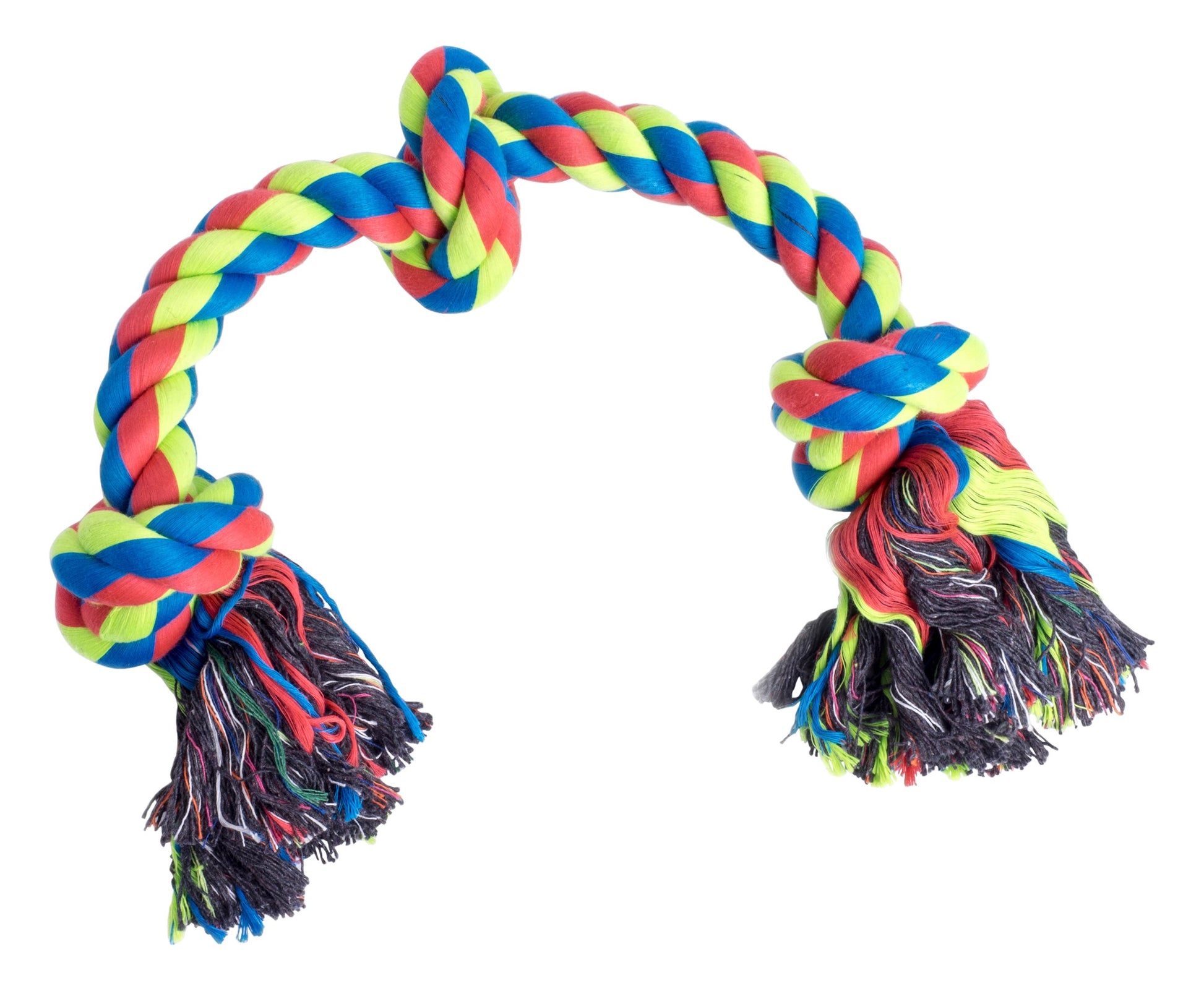 Petface Toyz Woven Knotted Rope Bone Dog Toy
